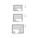 Steamist SMPF-56 2-056 Pre-Fab Sauna Room 5 x 6 2